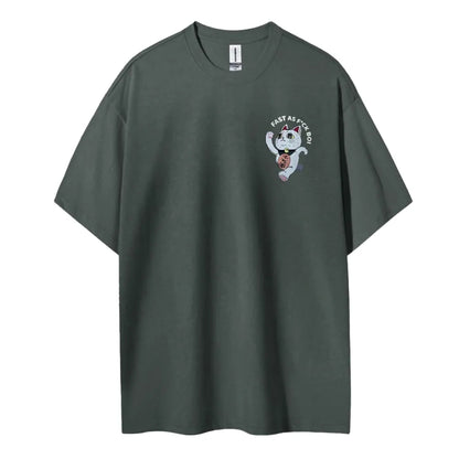Unisex Round Neck Anime T-Shirt