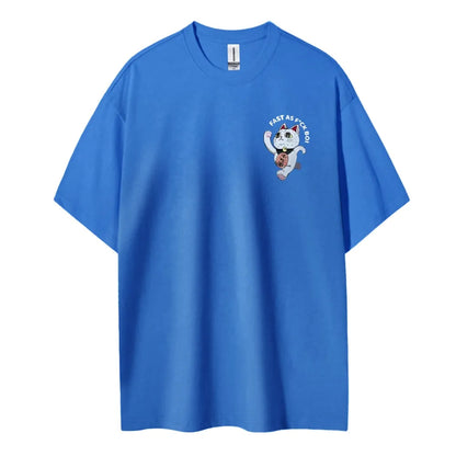 Unisex Round Neck Anime T-Shirt