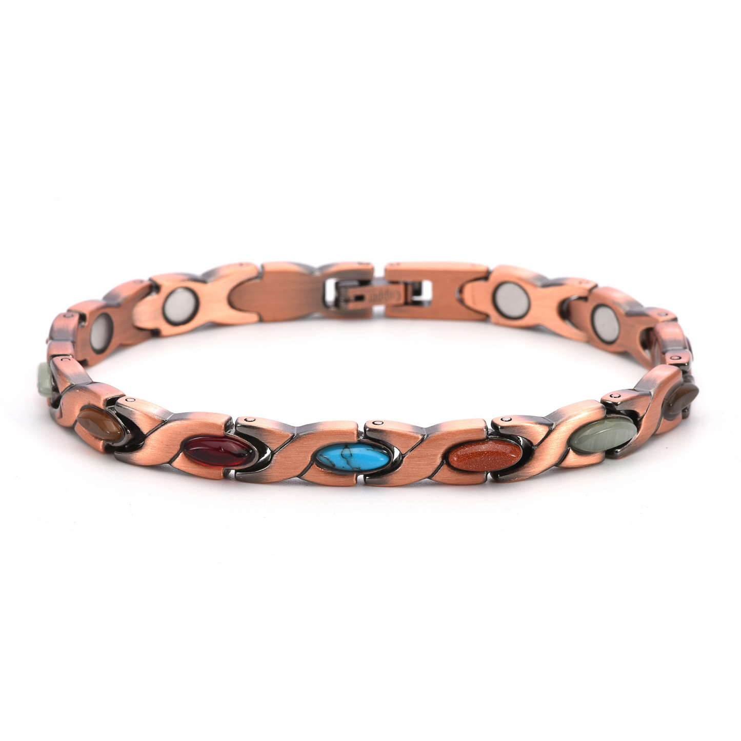 🌟Fresh Deals 60% OFF🍀Clover Rose Copper Magnet Bracelet【Buy 2 Free Shipping】