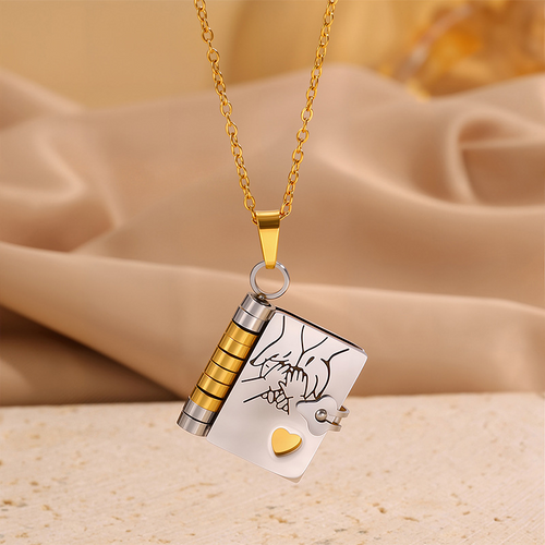 💖 Love Letter Heart Necklace – A Timeless Gift of Love