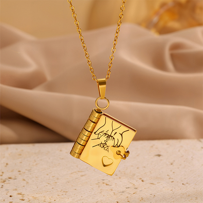 💖 Love Letter Heart Necklace – A Timeless Gift of Love