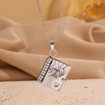 💖 Love Letter Heart Necklace – A Timeless Gift of Love