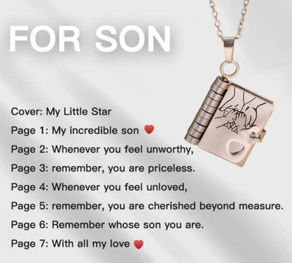 💖 Love Letter Heart Necklace – A Timeless Gift of Love