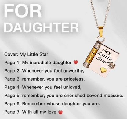 💖 Love Letter Heart Necklace – A Timeless Gift of Love