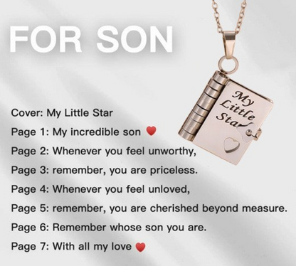 💖 Love Letter Heart Necklace – A Timeless Gift of Love
