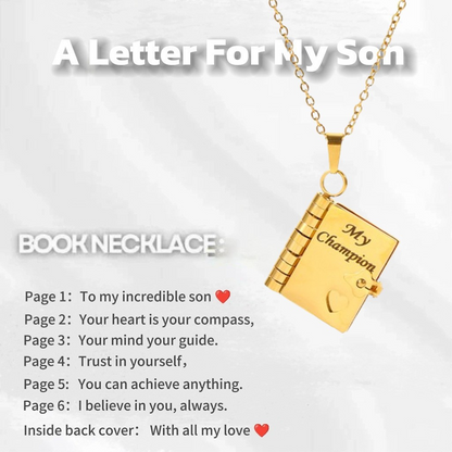 💖 Love Letter Heart Necklace – A Timeless Gift of Love