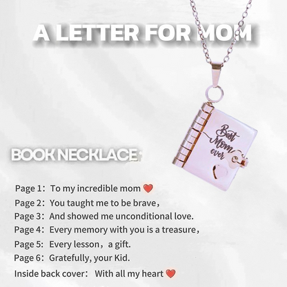 💖 Love Letter Heart Necklace – A Timeless Gift of Love