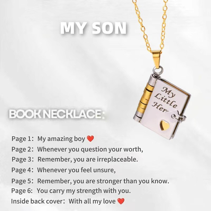 💖 Love Letter Heart Necklace – A Timeless Gift of Love