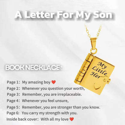 💖 Love Letter Heart Necklace – A Timeless Gift of Love