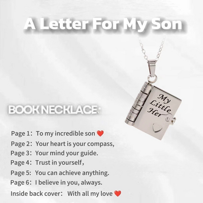 💖 Love Letter Heart Necklace – A Timeless Gift of Love