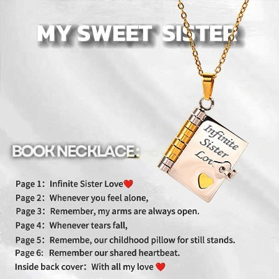 💖 Love Letter Heart Necklace – A Timeless Gift of Love