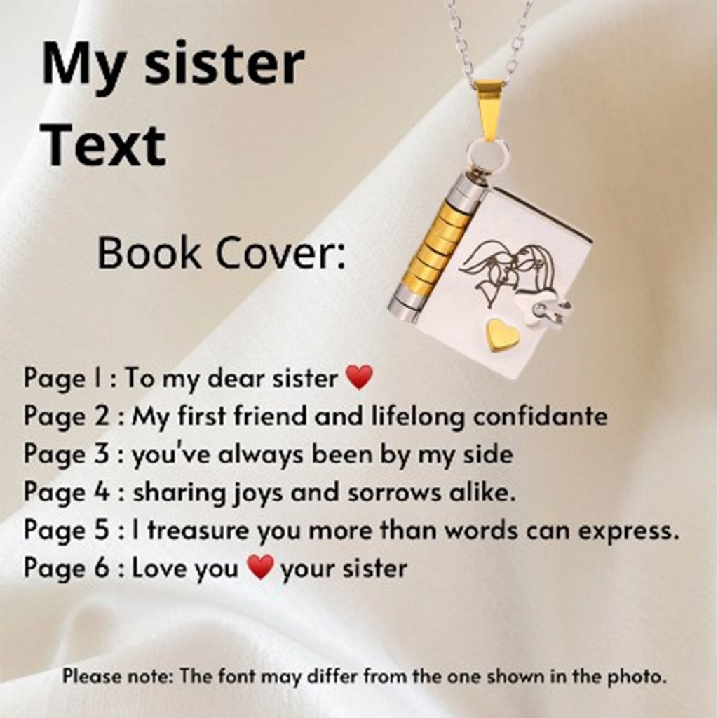 💖 Love Letter Heart Necklace – A Timeless Gift of Love