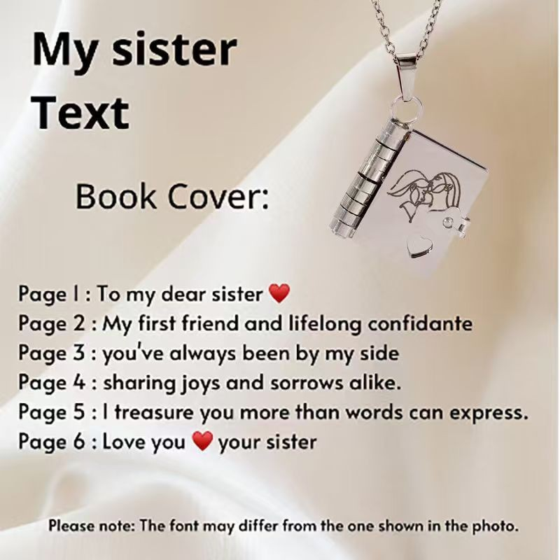 💖 Love Letter Heart Necklace – A Timeless Gift of Love