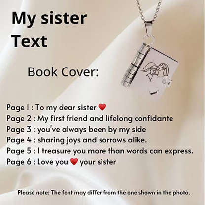 💖 Love Letter Heart Necklace – A Timeless Gift of Love