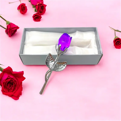 🌹 Eternal Love Crystal Rose That Never Fades