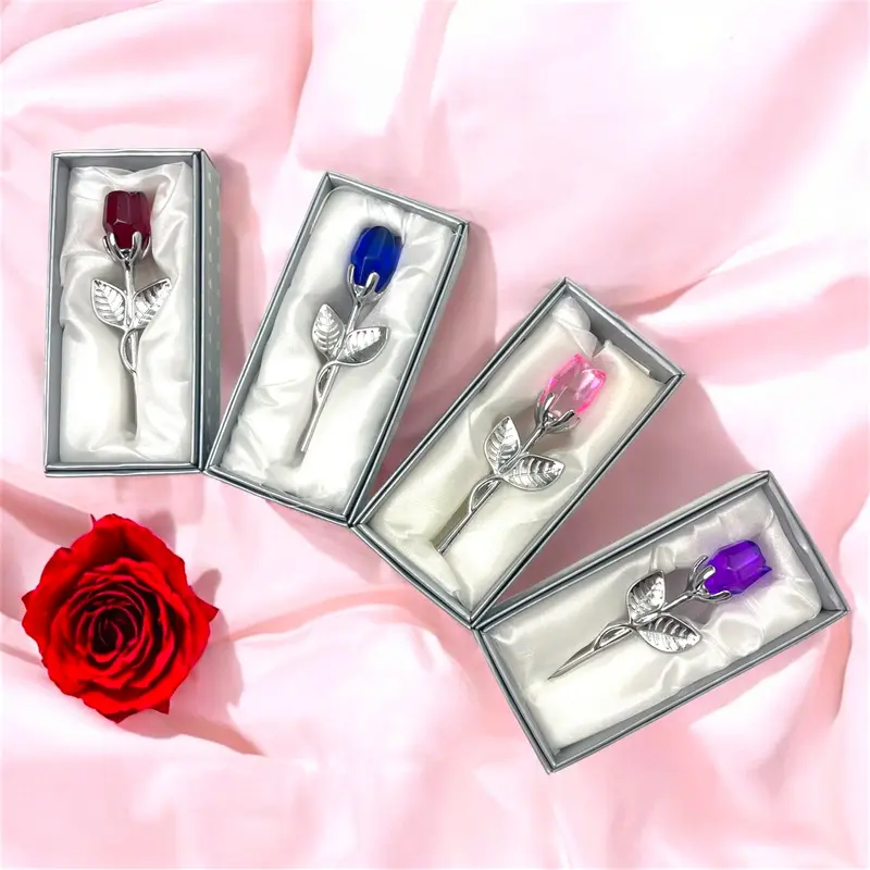 🌹 Eternal Love Crystal Rose That Never Fades