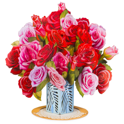 💐 3D Pop-Up Flower Bouquet Card – A Gift That Blooms