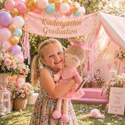 🎓💖 Graduation Girl Plush Doll –  Keepsake Gift for Class of 2026