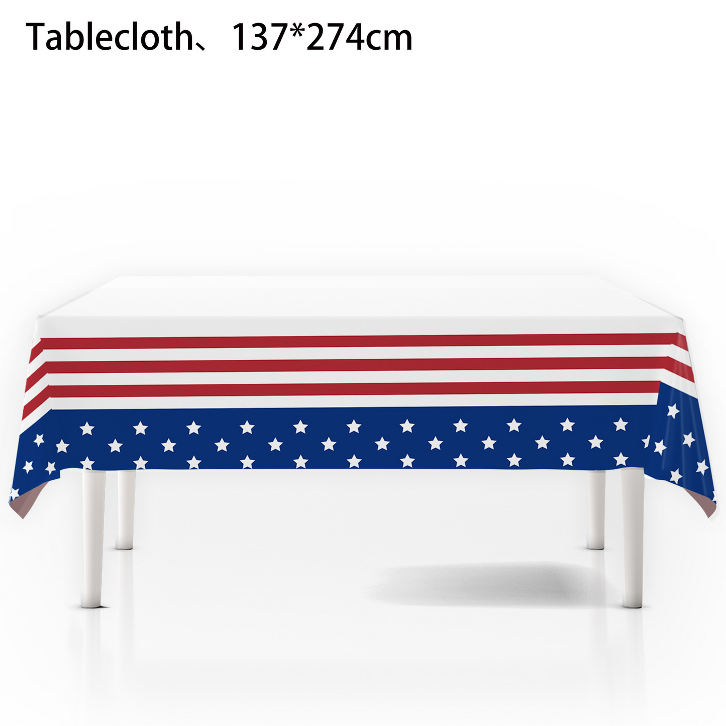 🔥HOT SELLER！Patriotic Starburst Tablecloth⭐🎆 | Round & Rectangle All Sizes Available