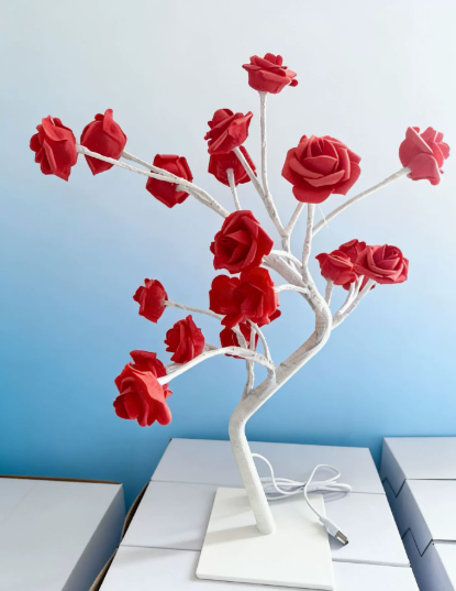 📢📢70% OFF!!⏰🌹Rose Flower Design Tree Night Light🌟