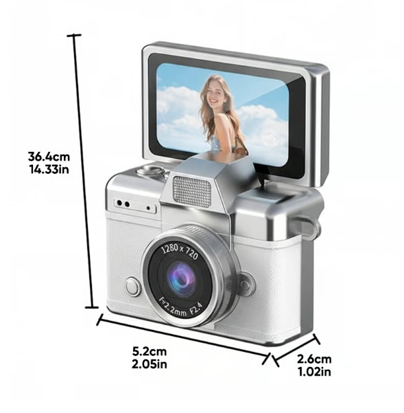 🔥Last Day 50% OFF - Mini Flip Screen Retro Camera