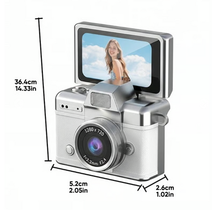 🔥Last Day 50% OFF - Mini Flip Screen Retro Camera