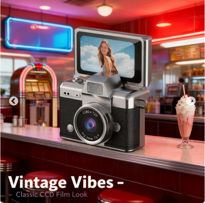 🔥Last Day 50% OFF - Mini Flip Screen Retro Camera