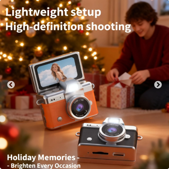 🔥Last Day 50% OFF - Mini Flip Screen Retro Camera