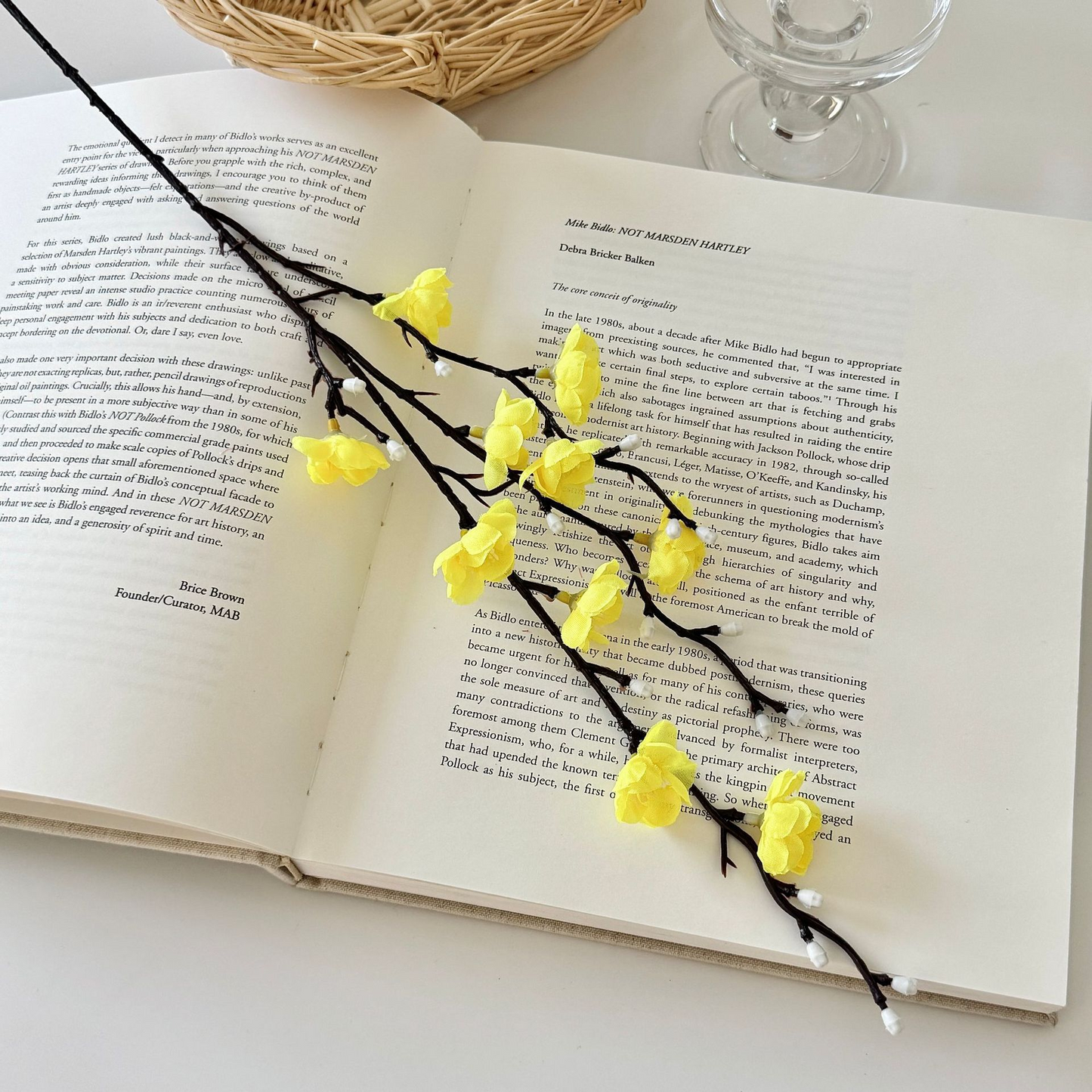 🌸 Artificial Plum Blossom Branches – Realistic Silk Flower Decor