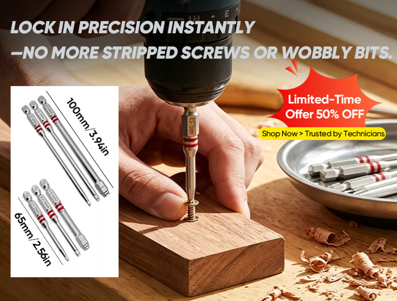 🔩 Pagoda Magnetic Hex Screwdriver Bit Set ⚡ Durable • Precision Fit • Quick Change