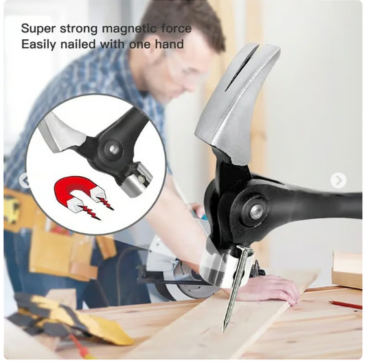 🛠️Multifunctional Magnetic Claw Hammer Tool 🔥Hot Selling Multifunctional Hammer