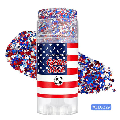 Hot Sale 🎇Red, White, & Blue Patriotic Glitter Stick 🔥