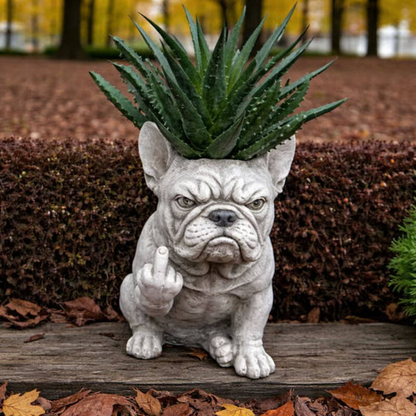 🐶Boston Terrier Planter — Instantly Infuse Your Plants with Personality 🌿