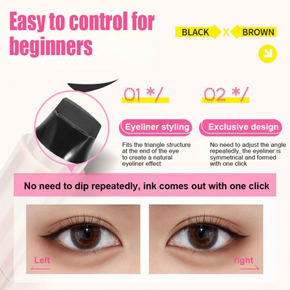 ✨ 5-Second Winged Eyeliner Stamp Pen —— Perfect Wings Made Easy