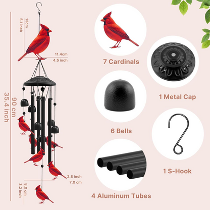 🔔Vintage Metal Memorial Wind Chimes ✨36 inches