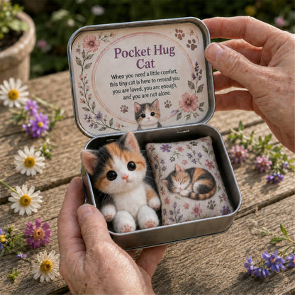 Pocket Hug Plush Keepsake Tin – Mini Comfort Gift