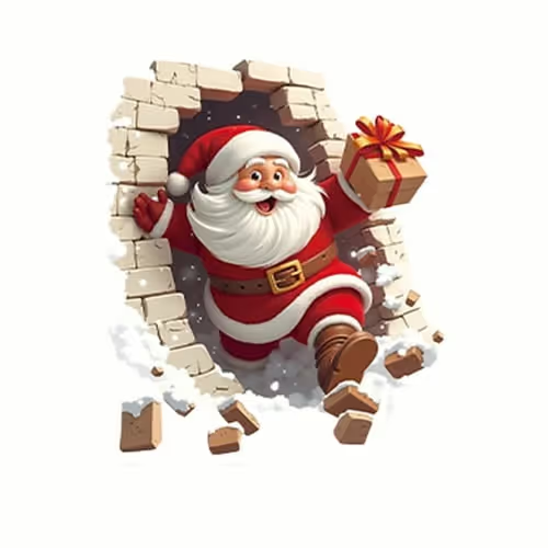 😍Santa Claus Wall Sticker