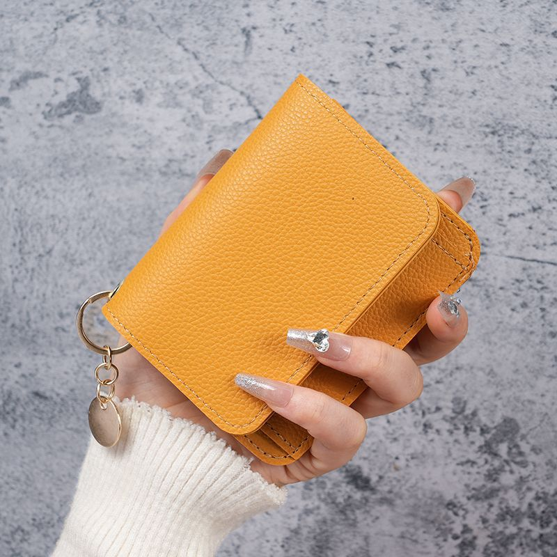 💖Hot 49% OFF🌹RFID Short Wallets for Women – Fashionable Card Holder with Key Ring & Coin Purse