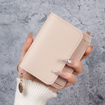 💖Hot 49% OFF🌹RFID Short Wallets for Women – Fashionable Card Holder with Key Ring & Coin Purse
