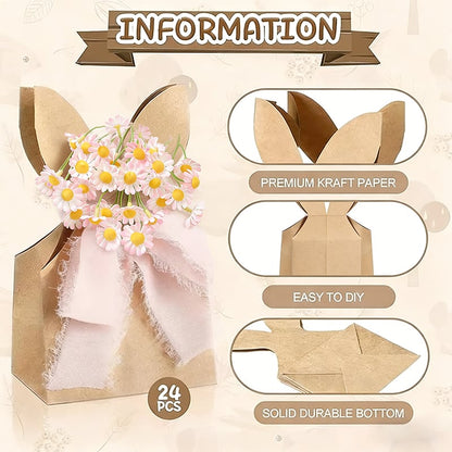 🐰Boho Bow Goodie Bags for Egg Hunts, Classroom Treats & Thoughtful Spring Surprises  🔥🔥 Buy 2, Get 10% Off