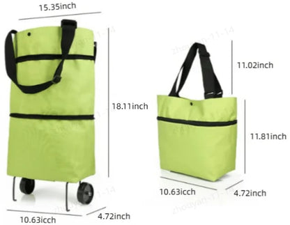 🥳💞 50K+ SALES! ⚡🛒 Shopping bag foldable green bag