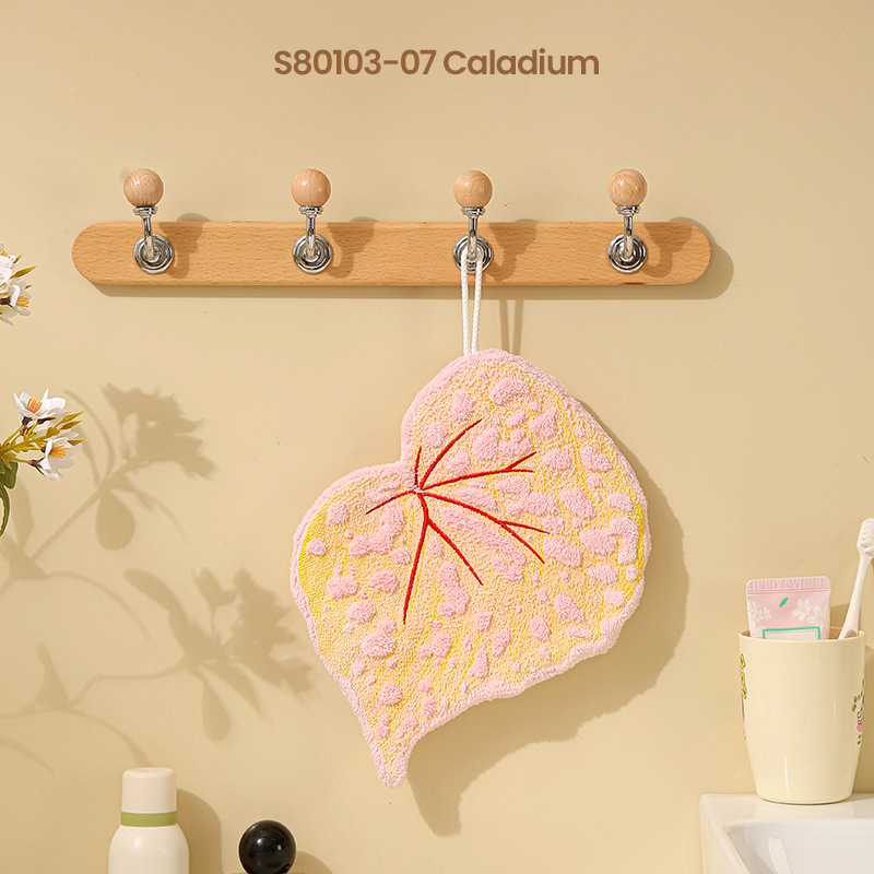 🧼✨ Thick Hanging Cartoon Coral Fleece Hand Towel | Save 60% Today Only
