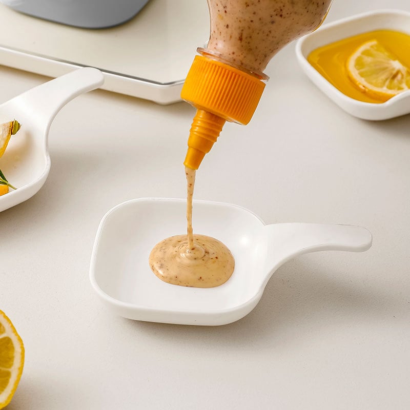 🏆Flash Sale⚡ 50K+ SOLD! Almost Gone-💥Dipping Sauce Plate & Holder Set,Best Gifts 🔥Buy 2 Get 1 Free