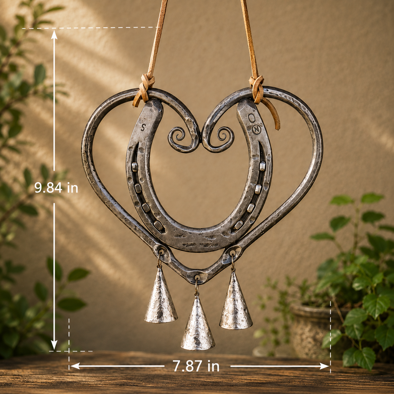 💥LAST DAY 49% OFF🔥The Horseshoe Heart Wind Chime ❤🐎