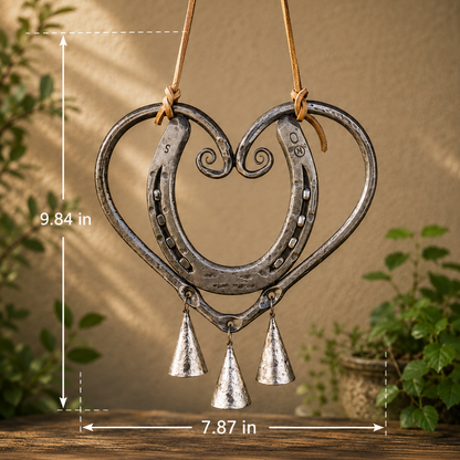 💥LAST DAY 49% OFF🔥The Horseshoe Heart Wind Chime ❤🐎