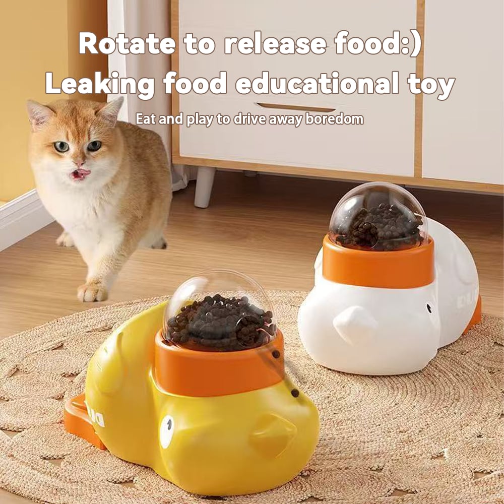 🏆Flash Sale⚡Little Yellow Duck Pet Feeder - Interactive Pecking Fun for Kids! 🔥🔥 Buy 2 Get 1 Free