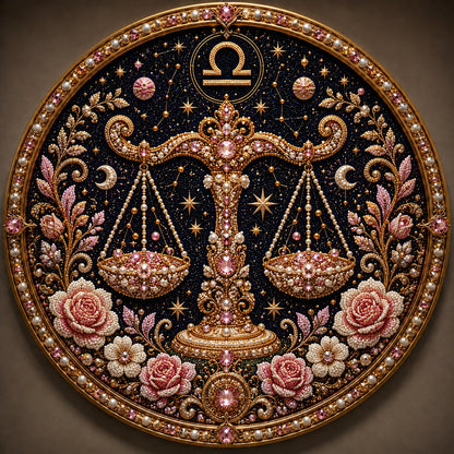 🔥 12 Zodiac Signs Pearl Art Kit ♈🌙