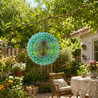 ✨3D Rotating Wind Spinner🏡Metal Garden Hanging Decor for Patio & Yard