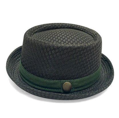 Unisex Breathable Mesh Pork Pie Hat