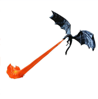 Dark Aesthetic Dragon Bookshelf Ornament for Home Study Scene